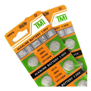 BATERIA ALCALINA 1.55V AG10 389A CX60 LR621W