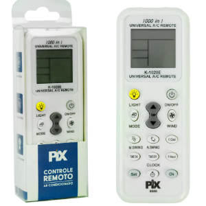 CONTROLE REMOTO UNIVERSAL P/ AR CONDICIONADO 026-8886 K-1028E PIX