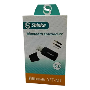 ADAPTADOR BLUETOOTH USB P2 RECEPTOR DE MUSICAS SEM FIO YET-M1 - SHINKA