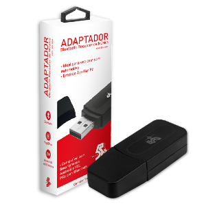 ADAPTADOR BLUETOOTH RECEPTOR DE MUSICA C/ CABO AUXILIAR P2 015-0064 5+