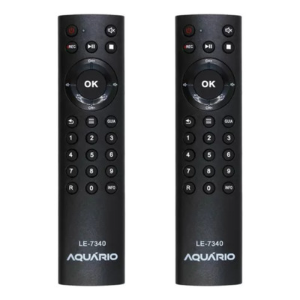 CONTROLE REMOTO CONVERSOR AQUARIO DTV-9000 LE-7340