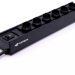 FILTRO DE LINHA COM 6 TOMADAS FL-61BK C3 TECH