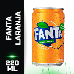 REFRIGERANTE FANTA LARANJA LATA 220ML