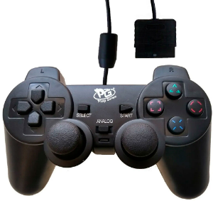 CONTROLE VIDEO GAME PS2 C/ FIO AVULSO PLAYGAME