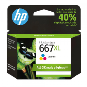 CARTUCHO HP 667 XL 3YM80AB COLOR(8,0 ML)