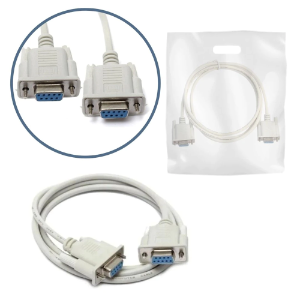 CABO MODEM NULO DB9 FEMEA X FEMEA SERIAL RS232 9 PINOS 1.3M LOTUS