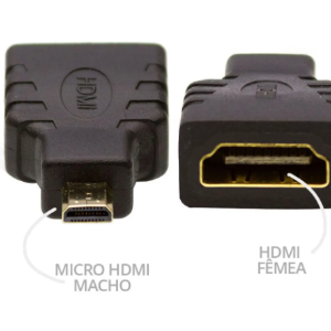 ADAPTADOR CONECTOR HDMI FEMEA X MICRO HDMI MACHO