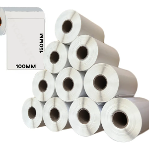 ROLO DE ETIQUETA TERMICA ADESIVA 10 X 15 CM