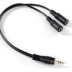 CABO ADAPTADOR Y P2 MACHO X 2 P2 FEMEA 30CM P2MP2F VINIK