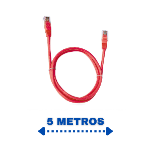 PATCH CORD CAT6 5.0M PC-ETH6U50RD - PLUS CABLE