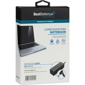 FONTE CARREGADOR NOTEBOOK SONY LG BB20-SO19-B2 19.5V 4.7A 6.5X4.4MM BESTBATTERY