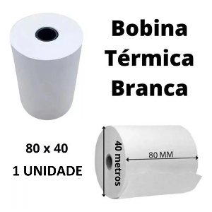 BOBINA TERMICA BRANCA TERMOSCRIPT KPH 48G 80X40M SILFER