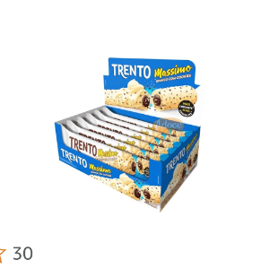 CHOCOLATE TRENTO MASSIMO BRANCO COM COOKIES 25G