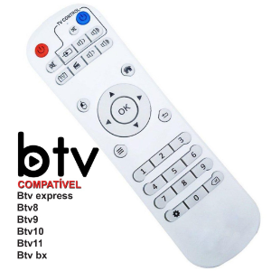 CONTROLE REMOTO TV MAXX RECEPTOR BTV 8 9 10 11 SKY-9035 LE-7747 VC-A8248